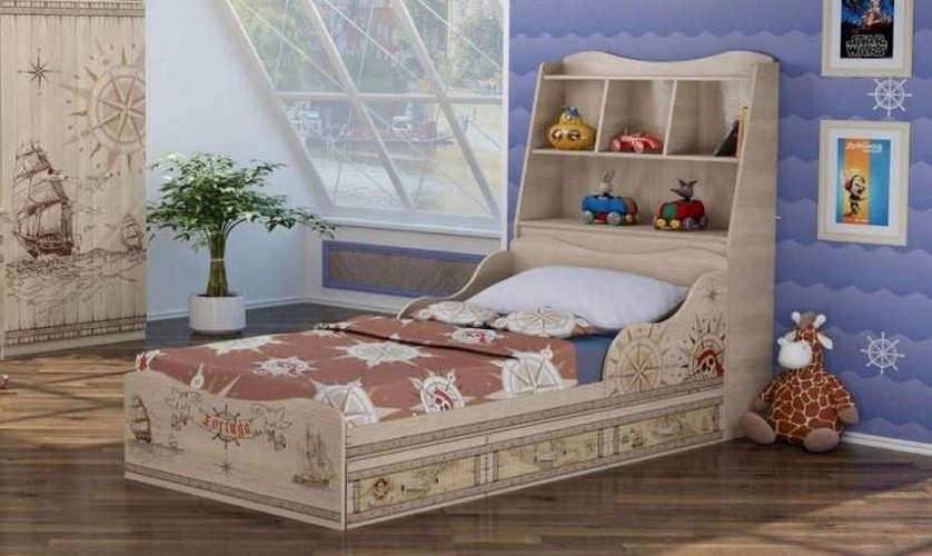 Детская кровать Квест с изголовьем 90х190