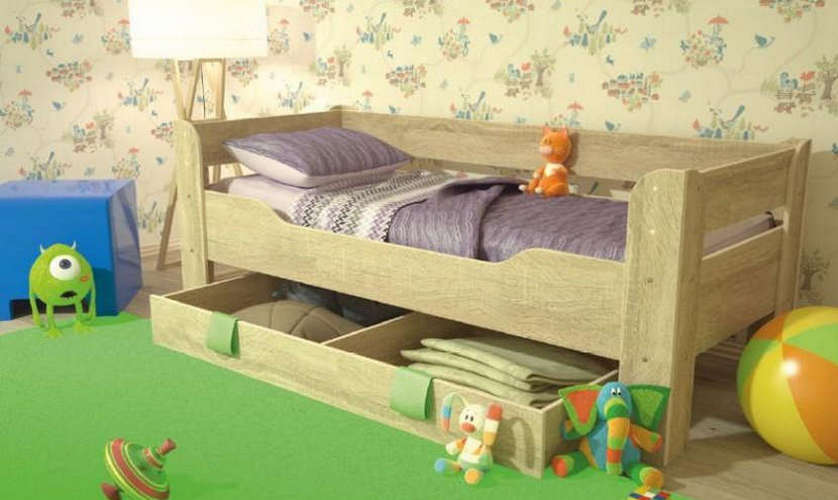 Детская кровать с ящиком 800*1900 Мийа-4