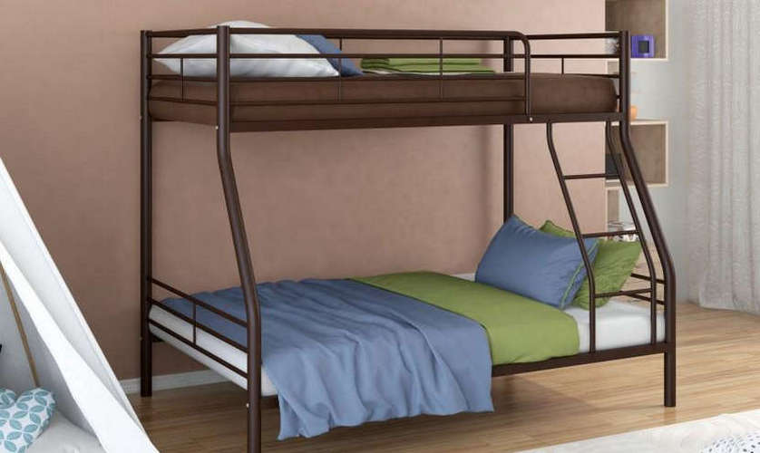 Двухъярусная кровать Гранада-2, коричневая