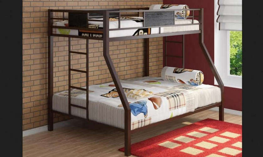 Двухъярусная кровать Гранада, коричневая