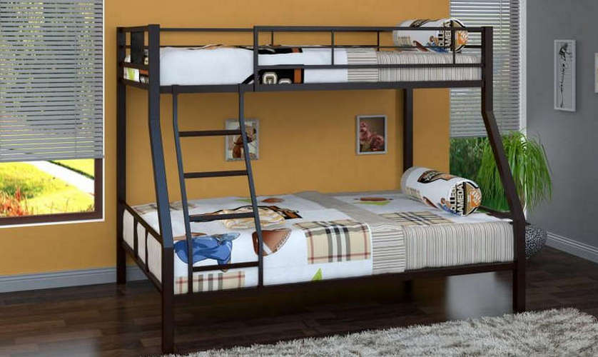 Двухъярусная кровать Гранада 1, коричневая