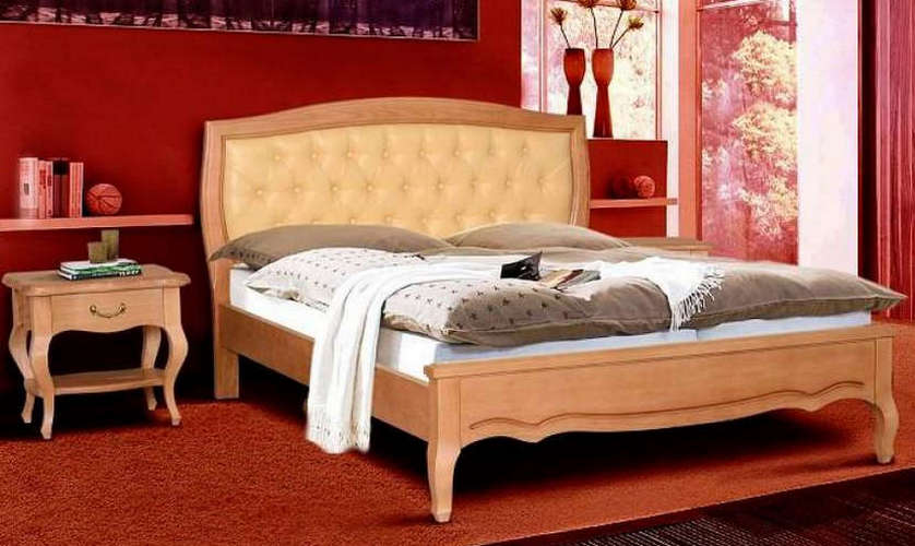 Кровать двуспальная Вилора 160 x 190 / 200 (сосна)