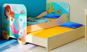 Детская кровать Русалочка 190х80 (без второго спального места)