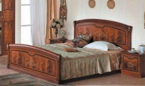Двуспальная кровать Верона (ламели), 160х200 см