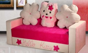 Детский диван-кровать Kitty White