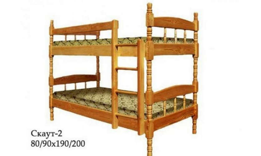 Детская двухъярусная кровать Скаут-2 на 90