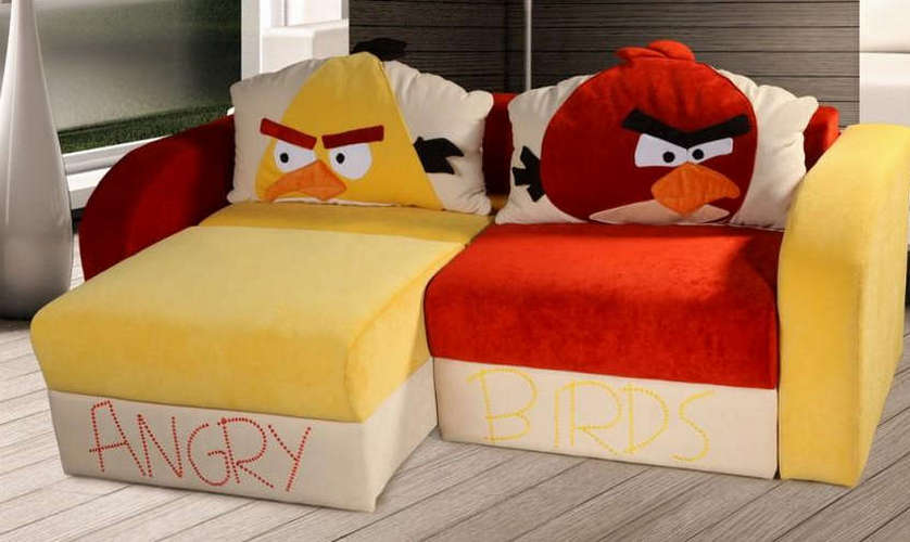 Детский  диван-кровать Angry Birds