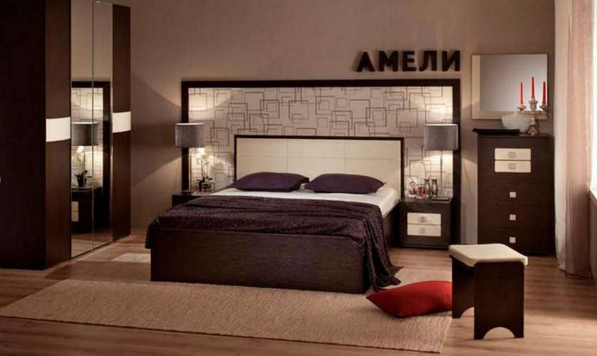 Модульная спальня Амели, композиция 2