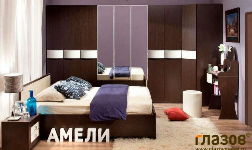 Модульная спальня Амели, композиция 4
